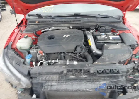 2020 Hyundai Veloster N z USA, uszkodzony, nr VIN KMHT36AH0LU003825